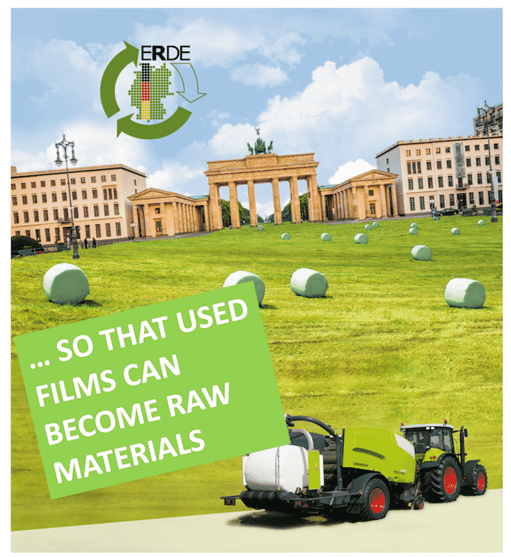 ERDE Voluntary Commitment Recycling Farming Films Initiative Erntekunststoffe Recycling Deutschland (ERDE)