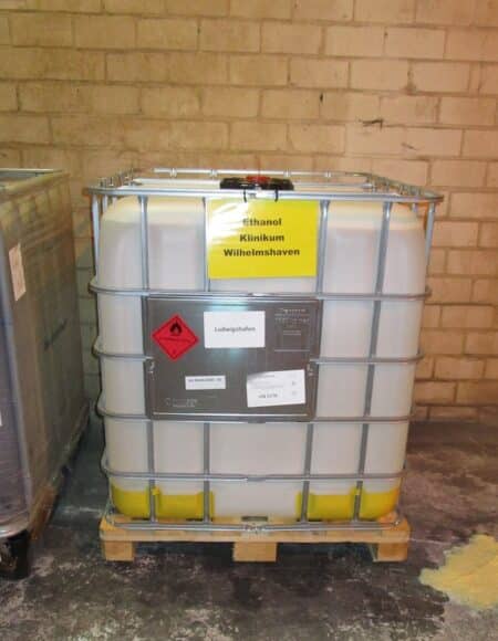 Vynova Corona Lagerung Ethanol Klinikum WHV