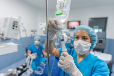 Plastik-Verpackung in Medizin Krankenhaus und Arztpraxis bieten Schutz für Verbraucher