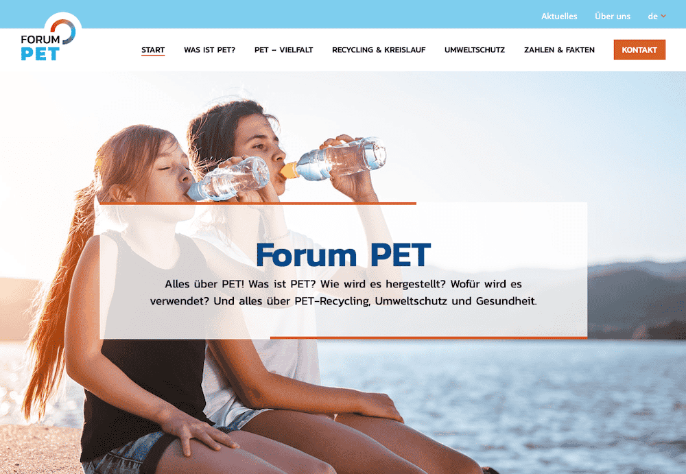Forum PET Nachhaltigkeit Recycling