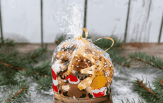 Weihnachtsmotiv Sicher Verpackt Kunststoff Plastiktüte