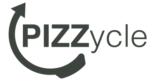Logo von PIZZycle - das Unternehmen bietet Mehrwegverpackungen für Pizzas an. 