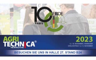 Initiative ERDE feiert 10-jähriges Jubiläum auf der Agritechnica