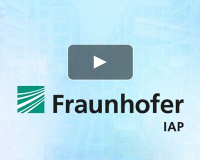 Playtaste für ein Video mit Fraunhofer IAP Logo