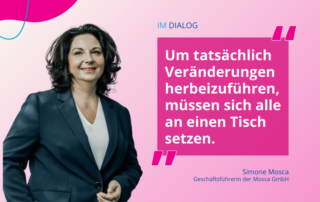 „Um tatsächlich Veränderungen herbeizuführen, müssen sich alle an einen Tisch setzen“