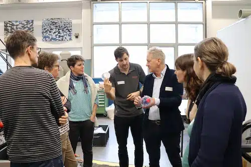 Aufnahmen Informationsveranstaltung Berufsberater Aufnahmen von einer Informationsveranstaltung für Berufsberater von Berufen in der Kunststoffindustrie.